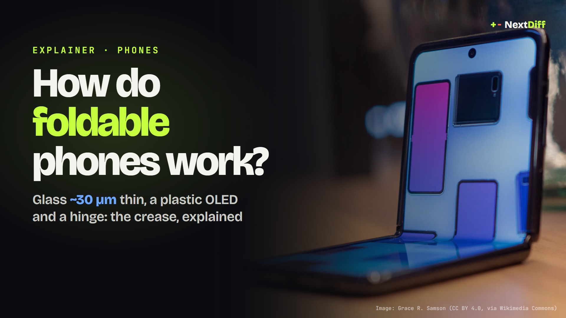 How do foldable phones work? The bendable screen, the hinge and the crease, explained