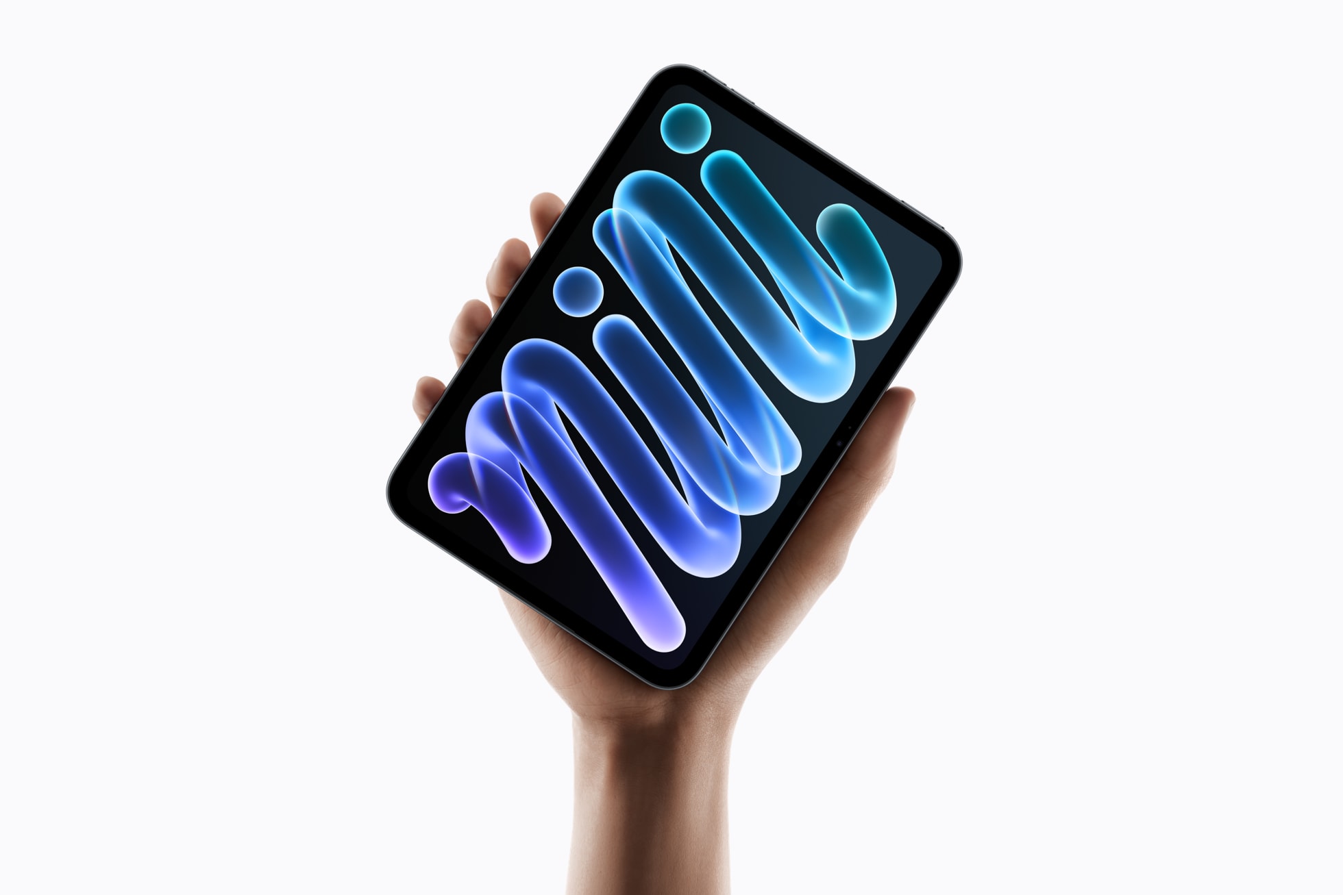 The new iPad mini 2026 with OLED display held in one hand