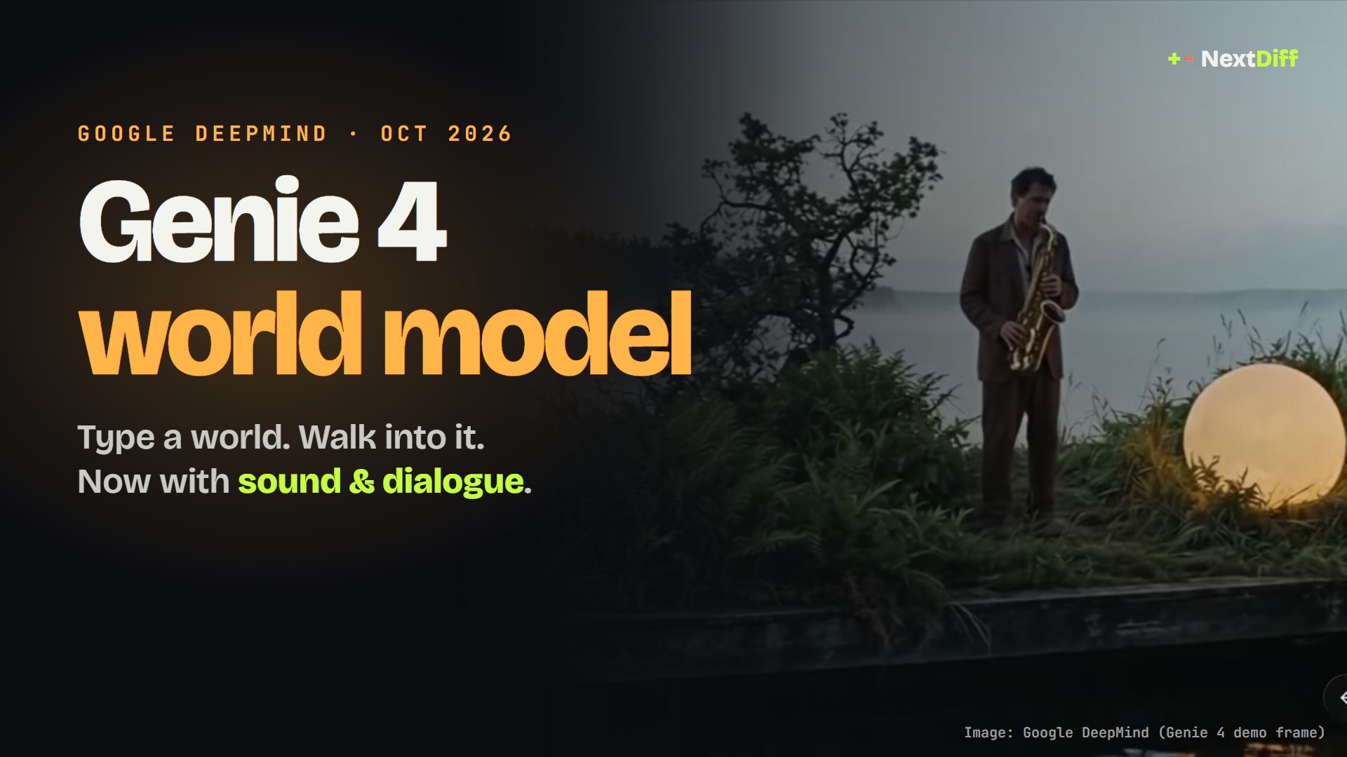 Genie 4: Google DeepMind's world model now makes sound, dialogue and steerable worlds