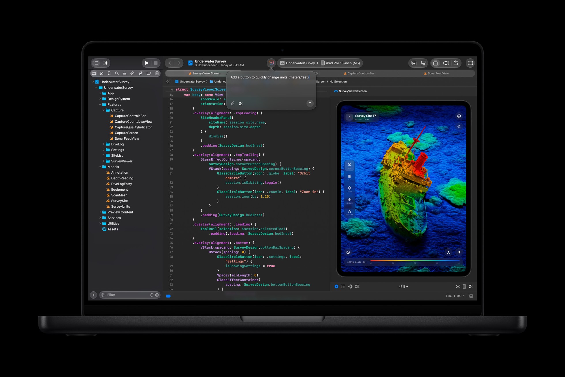 14-inch MacBook Pro with M6 running Xcode