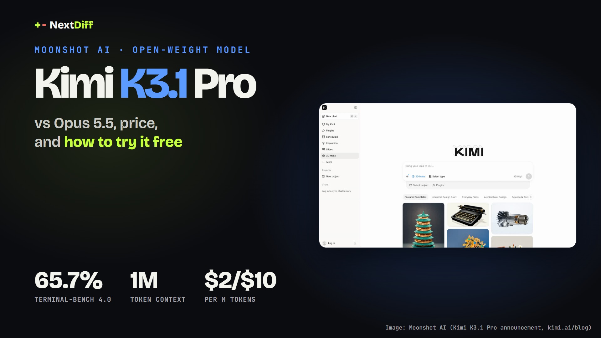 Kimi K3.1 Pro vs Opus 5.5: price, benchmarks and how to try it free